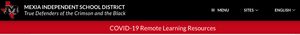 New Remote Learning Resources Page