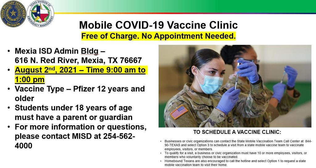 COVID 19 Free Vaccine Clinic