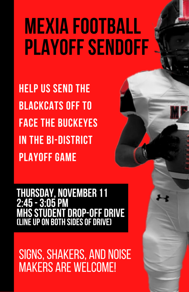 FOOTBALL PLAYOFF SENDOFF